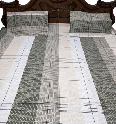 Cream Color King Size Cotton Bed Sheet