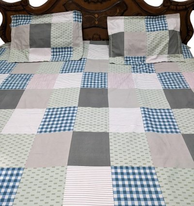 Multi color King Size Double Bed Sheet