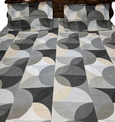 Yellow Color King Size Polyester Cotton Bed Sheet